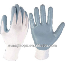 Gants revêtus de nitrile